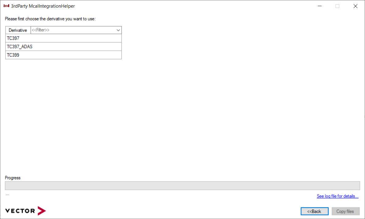 davinci-configurator-tc397-finalize.png选择 TC397 后,点击 Copy,拷贝完成后,点击 Finalize。650